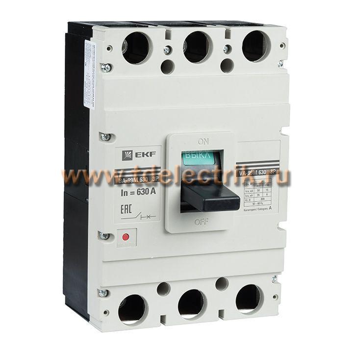 Фотография №1, Выключатель автоматический ВА-99М  630/400А 3P 50кА EKF PROxima