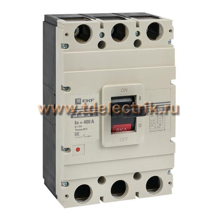 Фотография №1, Выключатель автоматический ВА-99М 630/400А 3P 5In 50кА EKF PROxima 