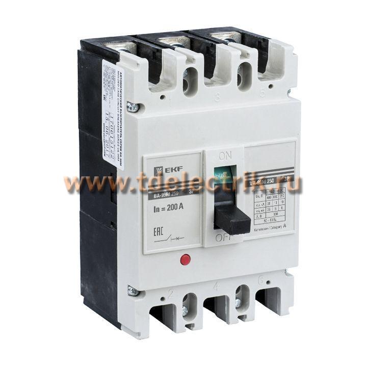 Фотография №1, Выключатель автоматический ВА-99М  250/250А 3P 35кА EKF PROxima