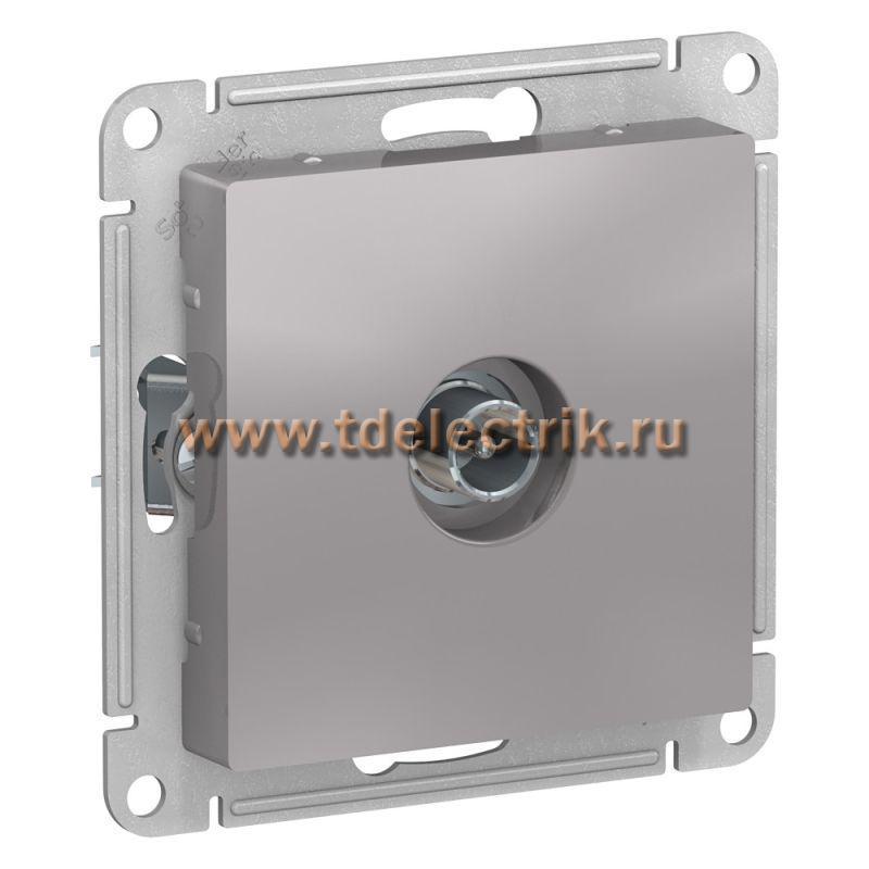 Фотография №1, ATLASDESIGN TV Розетка проходная 4DB  механизм  алюминий