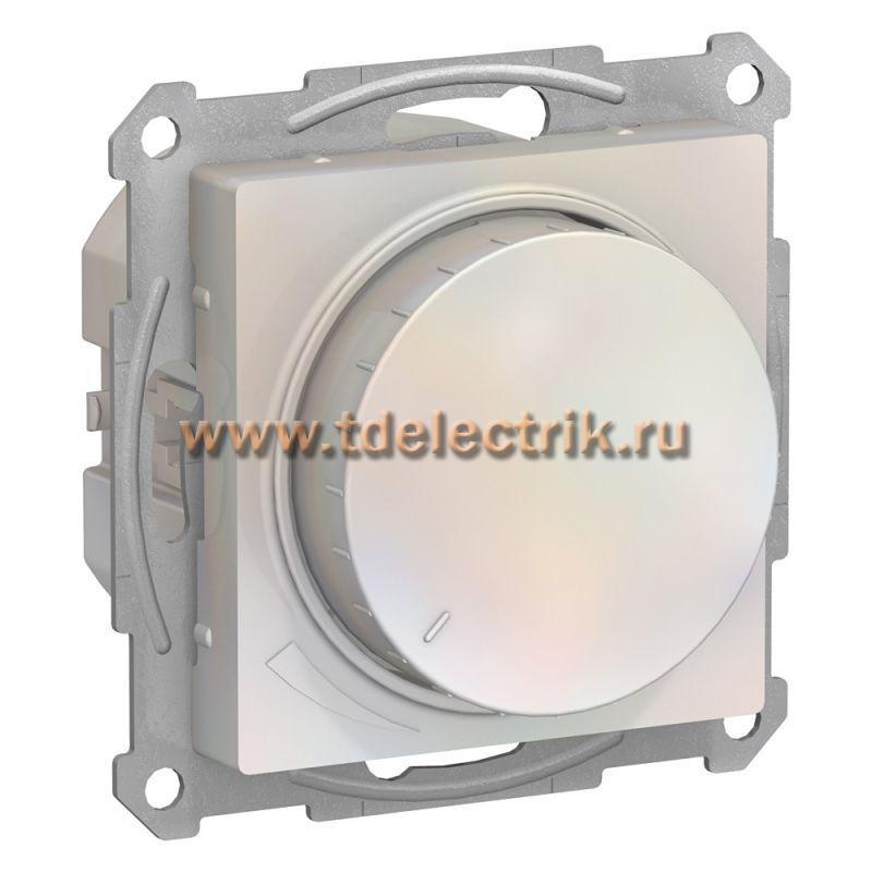 Фотография №1, ATLASDESIGN Светорегулятор (диммер) повор-нажим  LED  RC  315Вт  мех.  жемчуг