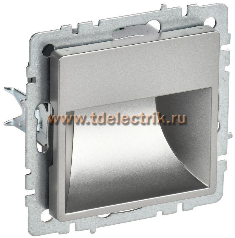 Фотография №1, BRITE Подсветка LED встраиваемая ПЛ20-БрС сталь IEK