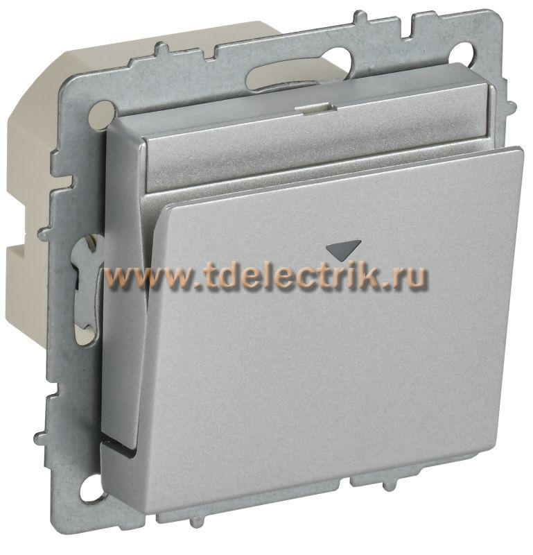 Фотография №1, BRITE Выключатель карточный 30А ВС10-1-8-БрА алюм. IEK