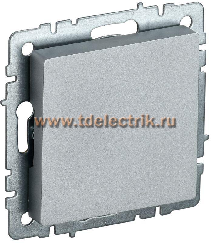 Фотография №1, BRITE Заглушка c суппортом МЗ10-БрА алюм. IEK