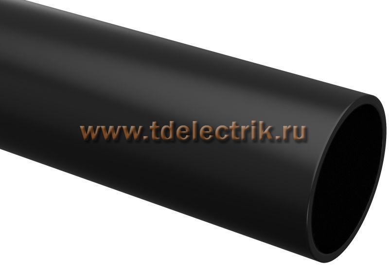 Фотография №1, Труба гладкая жесткая тяжелая ПНД d=32мм черная (100м) IEK