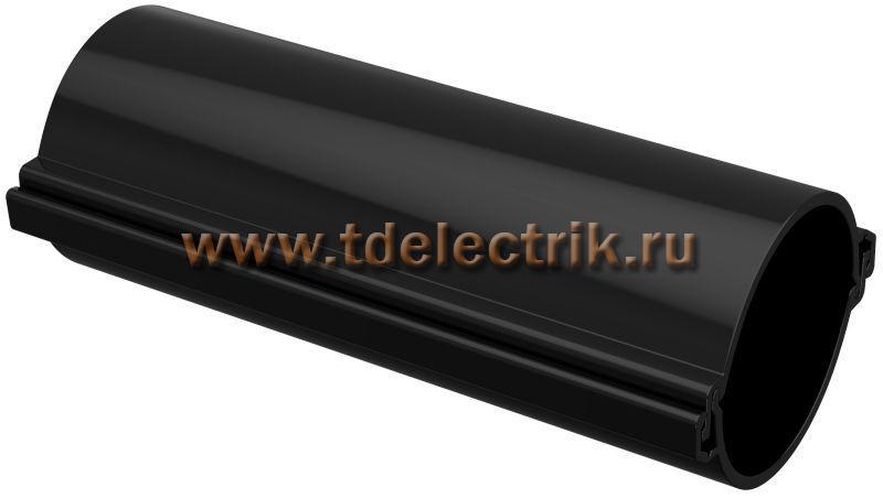 Фотография №1, Труба гладкая разборная d=110мм черная (3м) IEK
