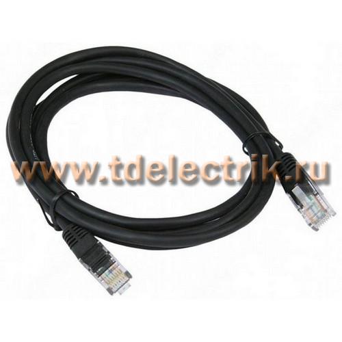 Фотография №1, Патч-корд NTSS PREMIUM 2xRJ45/8P8C, T568B UTP CAT5e LSZH 5 метров, черный