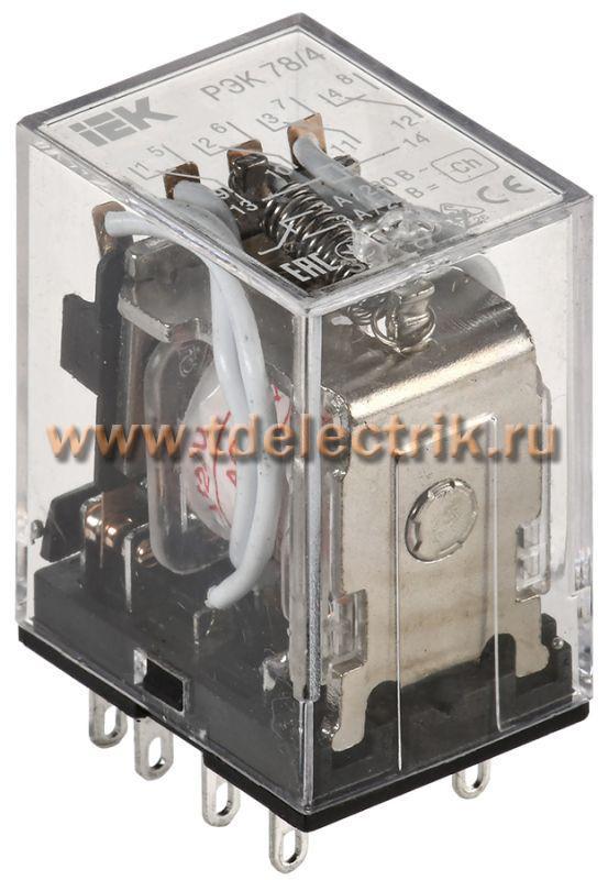 Фотография №1, Реле промежуточные РЭК78 3A; 5A IEK