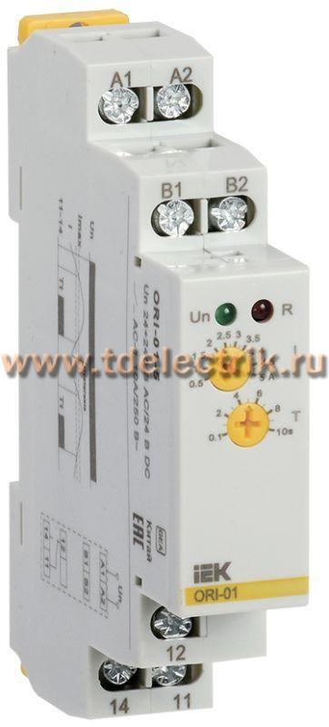 Фотография №1, Реле тока ORI. 0,5-5 А. 24-240 В AC / 24 В DC IEK