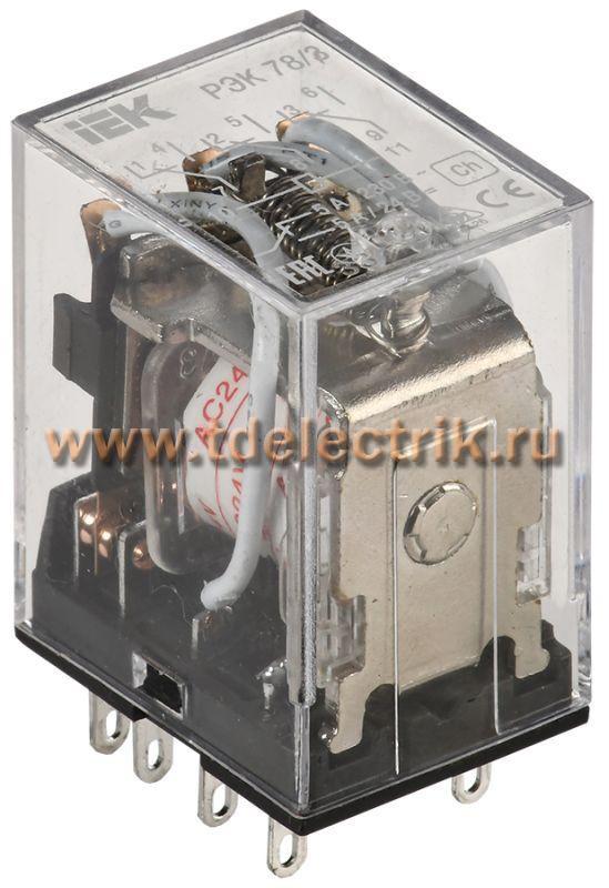 Фотография №1, Реле РЭК78/3(MY3)  5А  24В АC ИЭК
