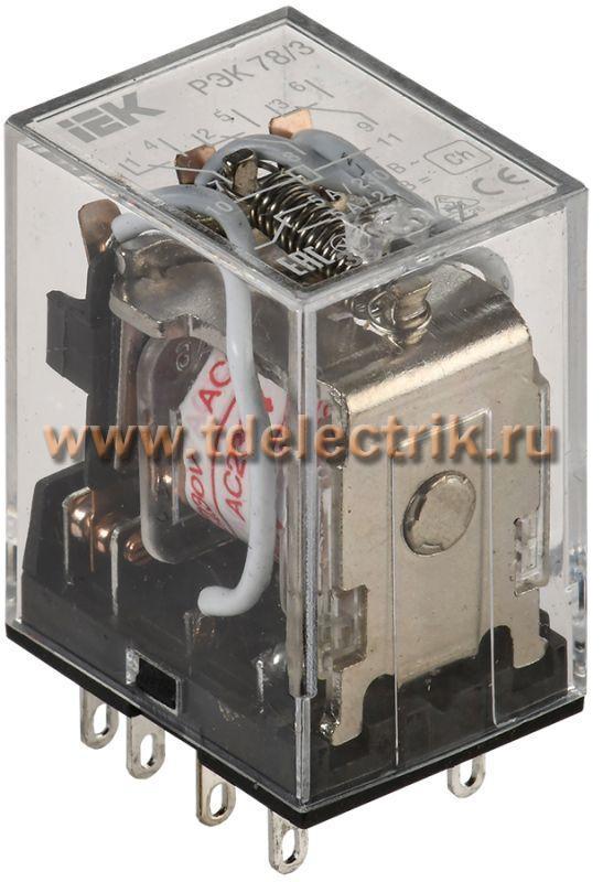 Фотография №1, Реле РЭК78/3(MY3)  5А  220В АC ИЭК