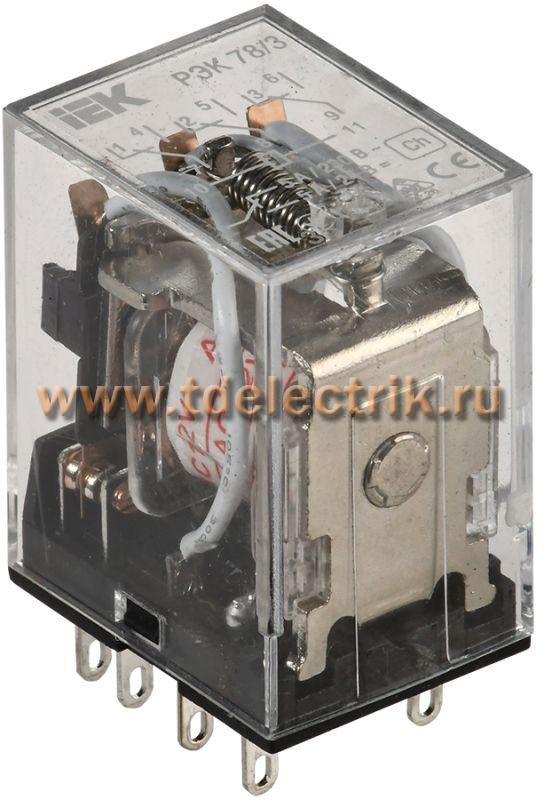 Фотография №1, Реле промежуточные РЭК78 3A; 5A IEK