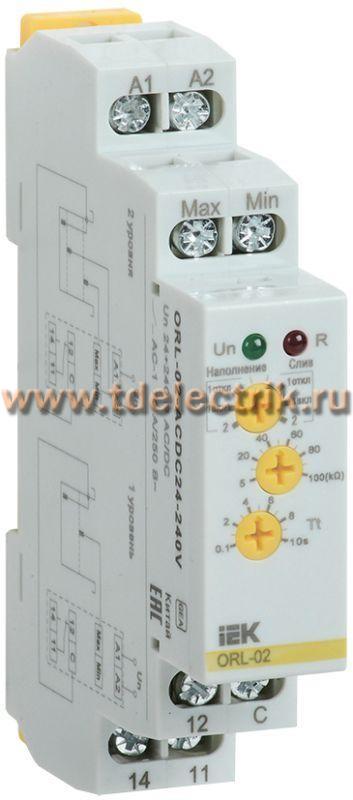 Фотография №1, Реле наполн/дренаж ORL 24-240 В AC/DC IEK