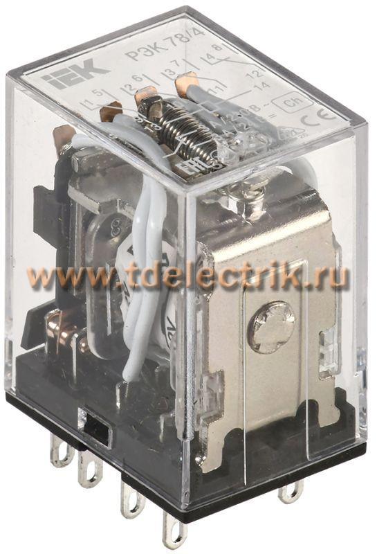 Фотография №1, Реле промежуточные РЭК78 3A; 5A IEK