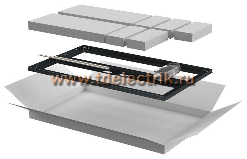 Фотография №1, ITK Дверь перфорированная двустворчатая для шкафа LINEA N 18U 600мм черная