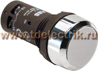 Фотография №1, Кнопка CP1-30W-10 белая без фиксации 1HO
